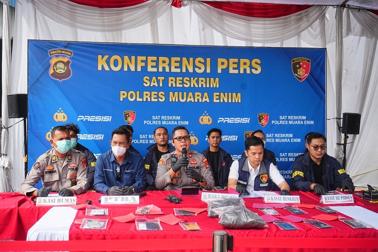 PTBA Dukung Pengungkapan Praktik Tambang Batu Bara Ilegal di Wilayah IUP Perseroan. (Foto Istimewa)