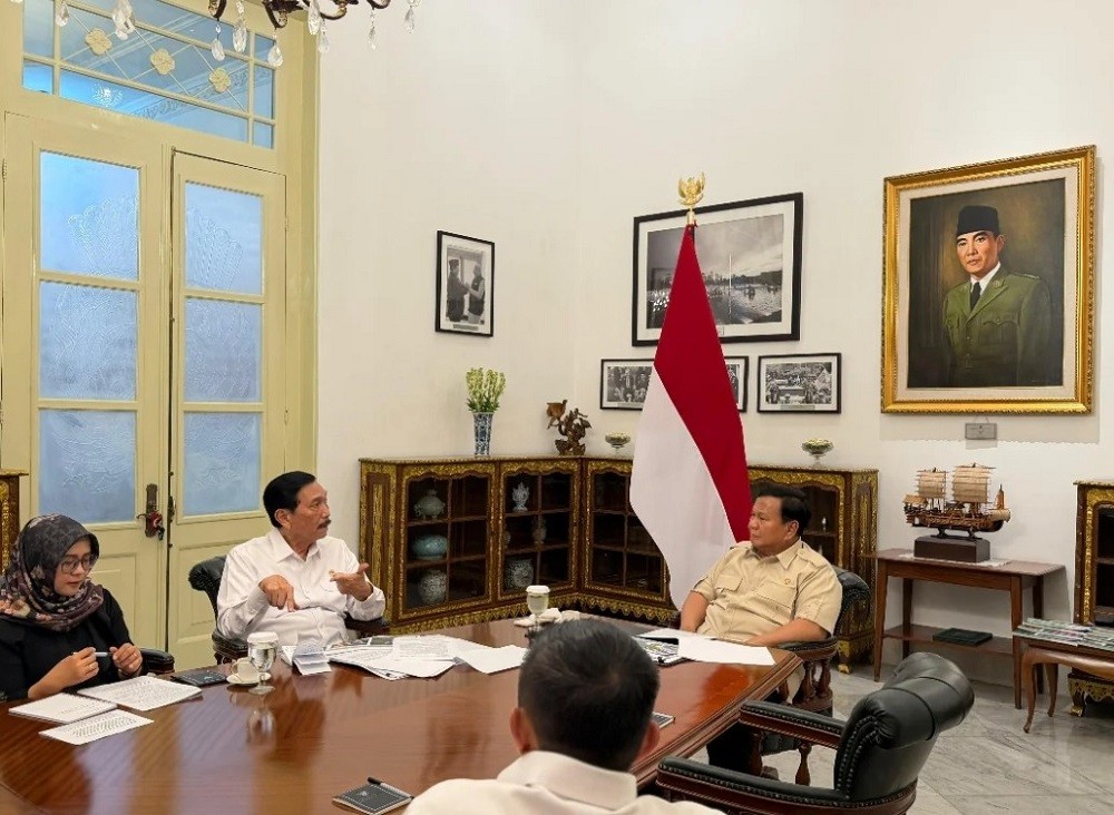 Prabowo Bertemu Luhut Tiga Jam, Bahas Dinamika Timteng, Harga Minyak, hingga Rupiah. (Foto: Ilustrasi/Instagram Seskab)