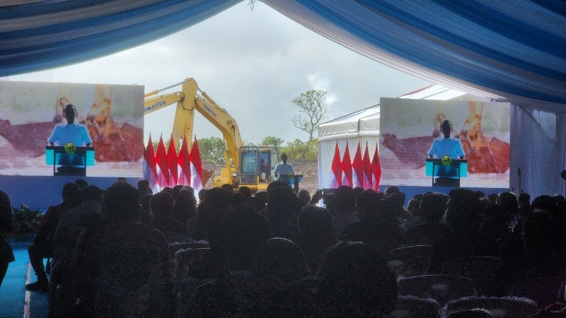 Proyek Blok Masela Senilai Rp390 Triliun Resmi Dibangun, Bakal Serap 13 Ribu Tenaga Kerja Lokal. (Foto: Iqbal Dwi Purnama/iNews Media Group)