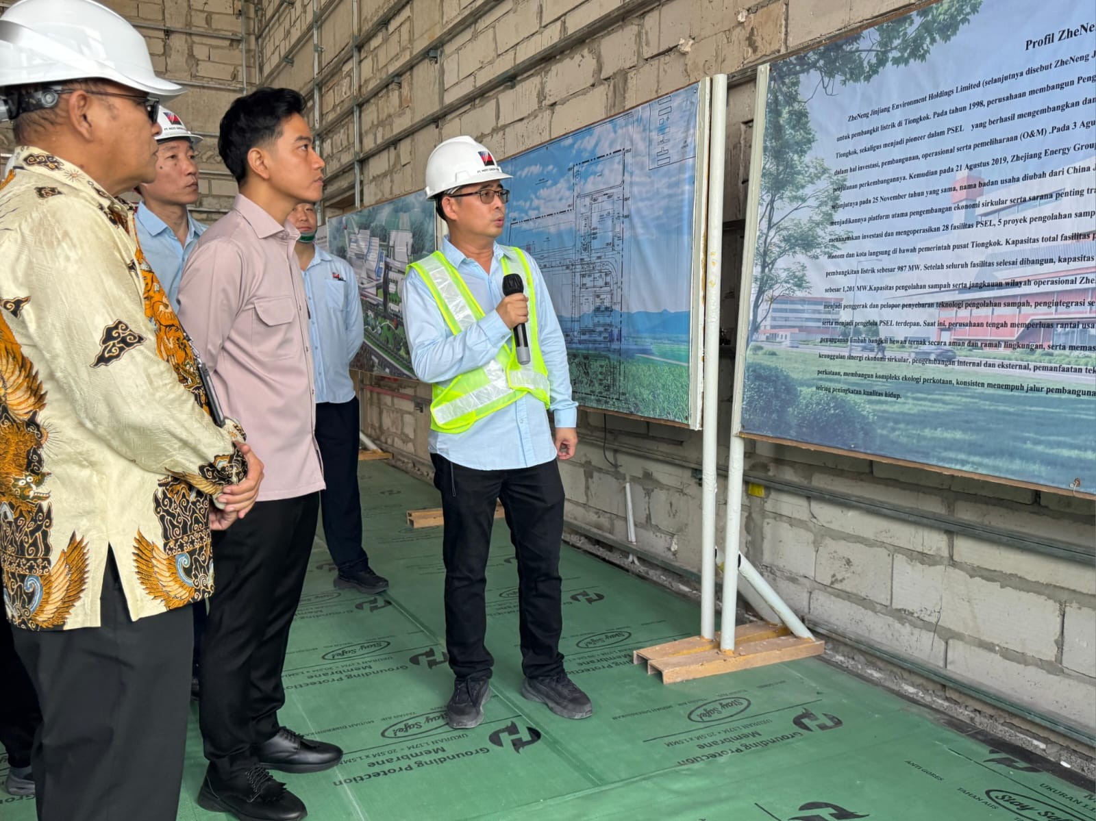 Wapres Tinjau Progres Pembangunan Fasilitas Pengolahan Sampah Jadi Energi Listrik di Palembang (FOTO:Dok Ist)