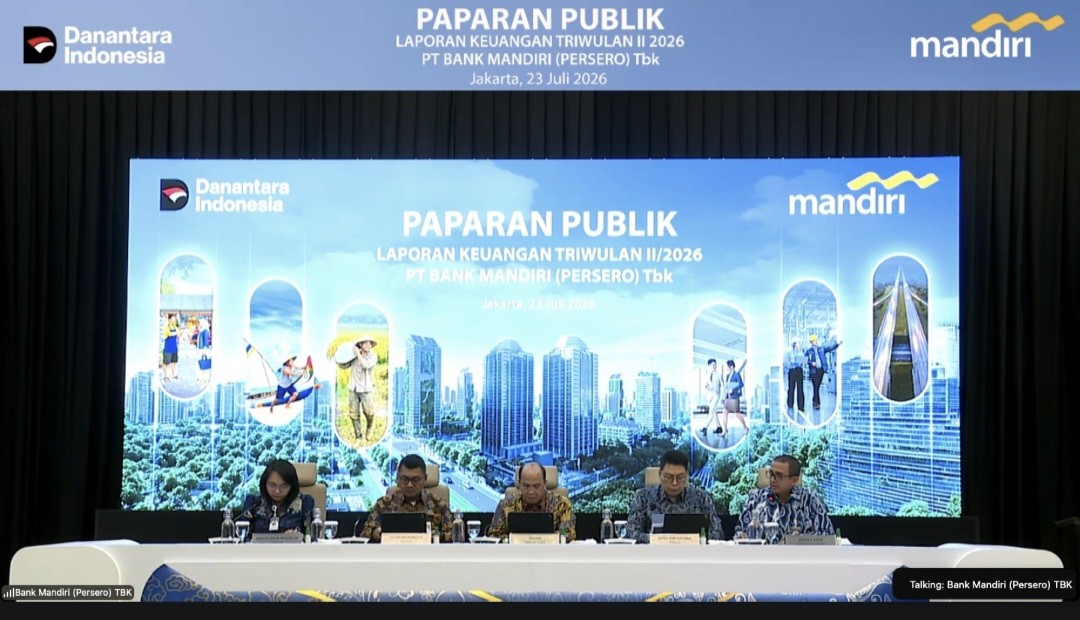 Laba Mandiri (BMRI) Capai Rp28,5 Triliun, Naik 25 Persen di Semester I-2026 (FOTO:Dok Ist)