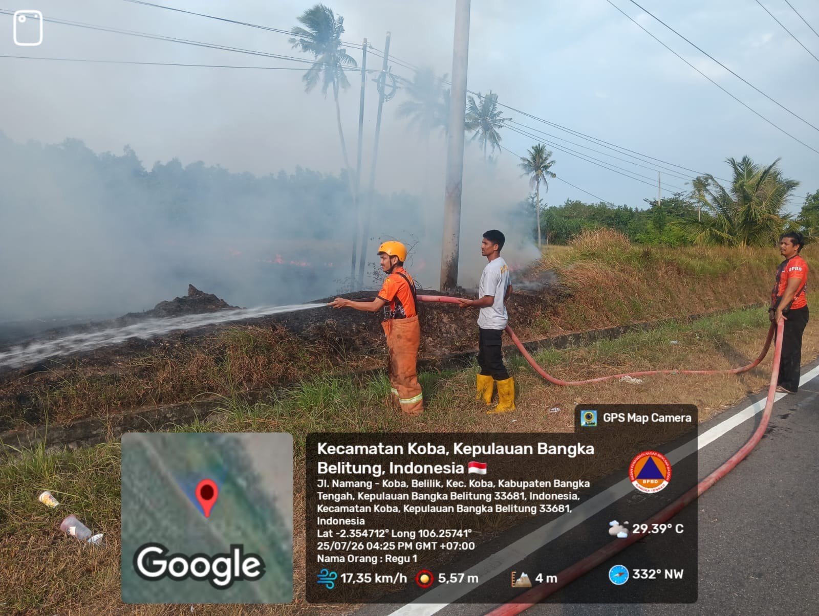 Karhutla dan Tanah Longsor Dominasi Bencana di Tanah Air dalam Dua Hari Terakhir. (Foto: BNPB)