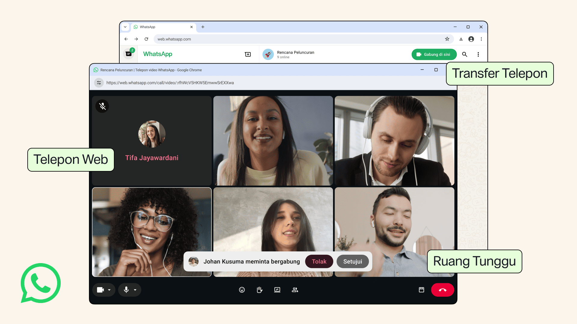 WhatsApp Web Kini Bisa untuk Panggilan Audio dan Video Call, Intip Detail Fiturnya. (Foto: WhatsApp)