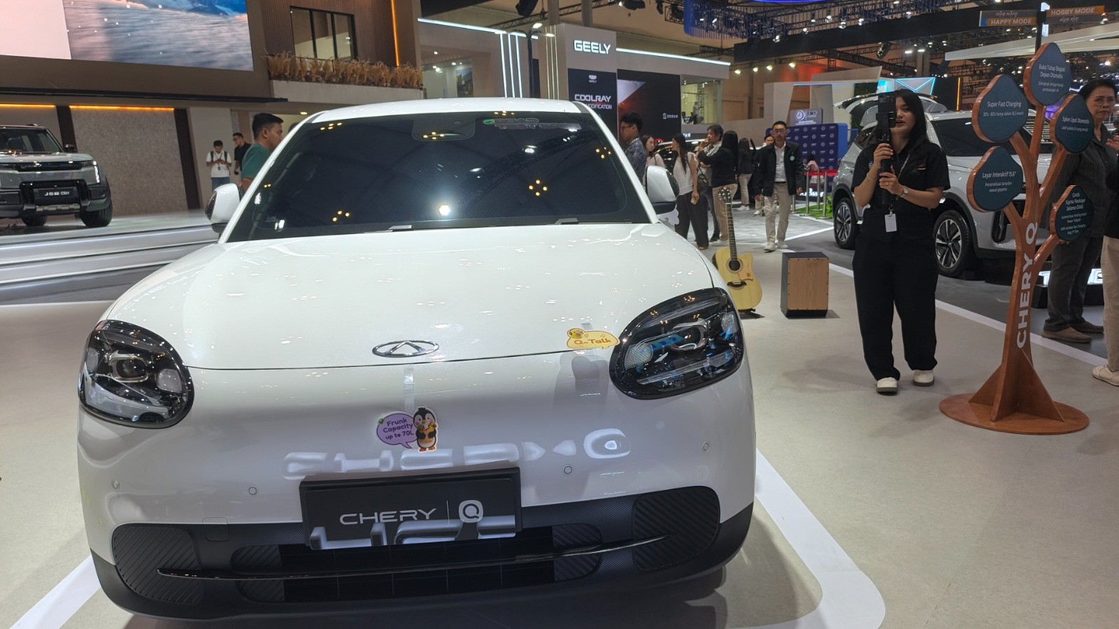 Chery Q Jadi Sorotan di GIIAS 2026, Mobil Listrik Mini yang Mampu Taklukkan Tanjakan. (Foto: MNC Media)