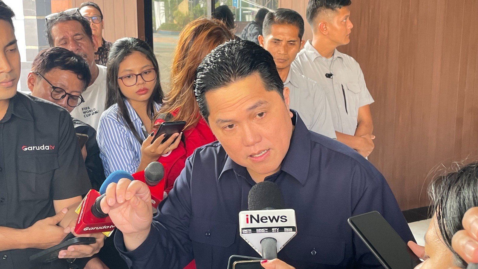 Erick Thohir Jelaskan Isu Pengembangan Training Center di IKN yang Tak Kunjung Selesai. (Foto: MNC Media)