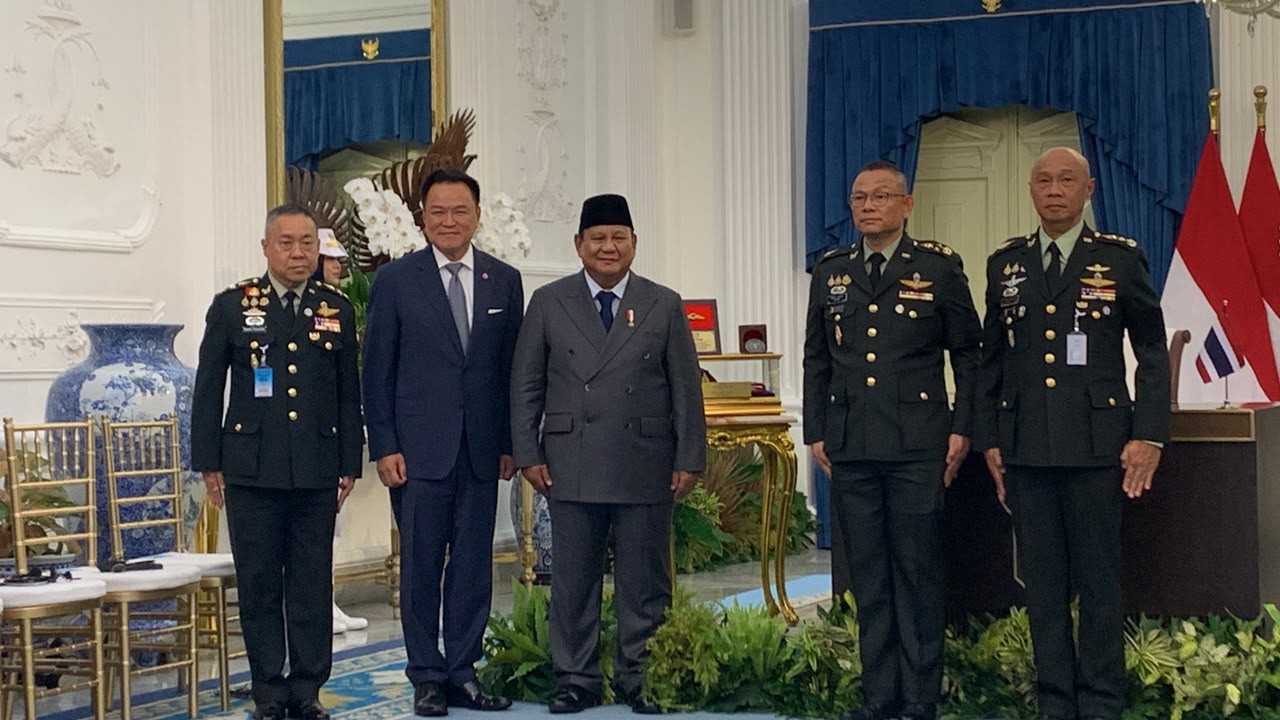 Prabowo Terima Tanda Kehormatan dari Militer Thailand, Ikon yang Dikagumi Para Jenderal Muda (FOTO:Dok BPMI Setpres)