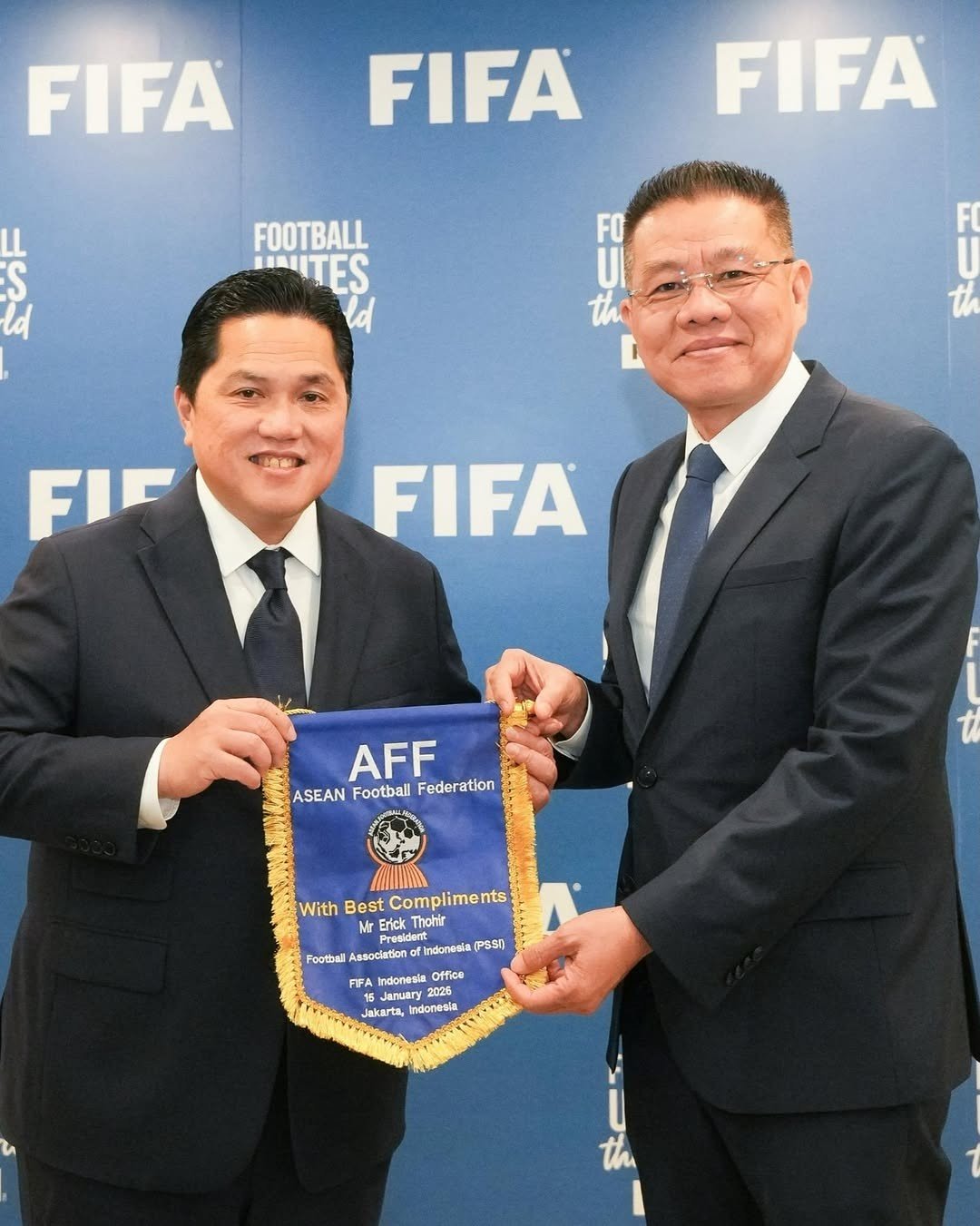 PSSI Dukung Dukung Khiev Sameth Pimpin AFF Periode 2026-2031 (FOTO:Dok PSSI)