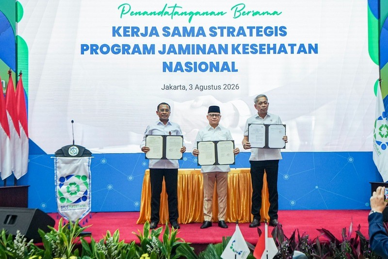 Kemensos-BPJS Kesehatan Integrasikan Data Penerima Bansos PBI JK. (Foto: Kemensos)