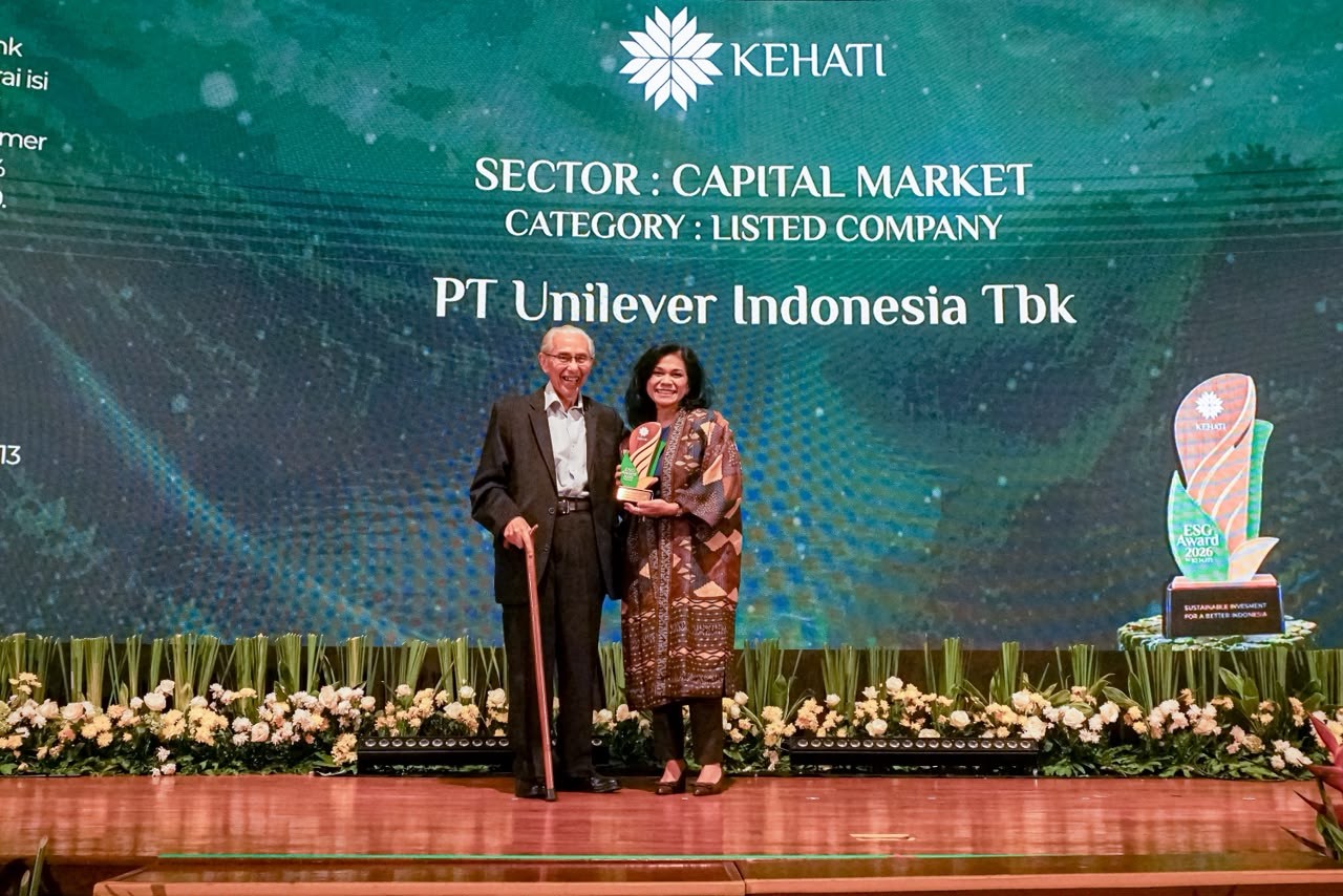 Unilever Indonesia (UNVR) Kembali Raih Penghargaan ESG Award 2026 dari Yayasan KEHATI. (Foto: Doc UNVR)