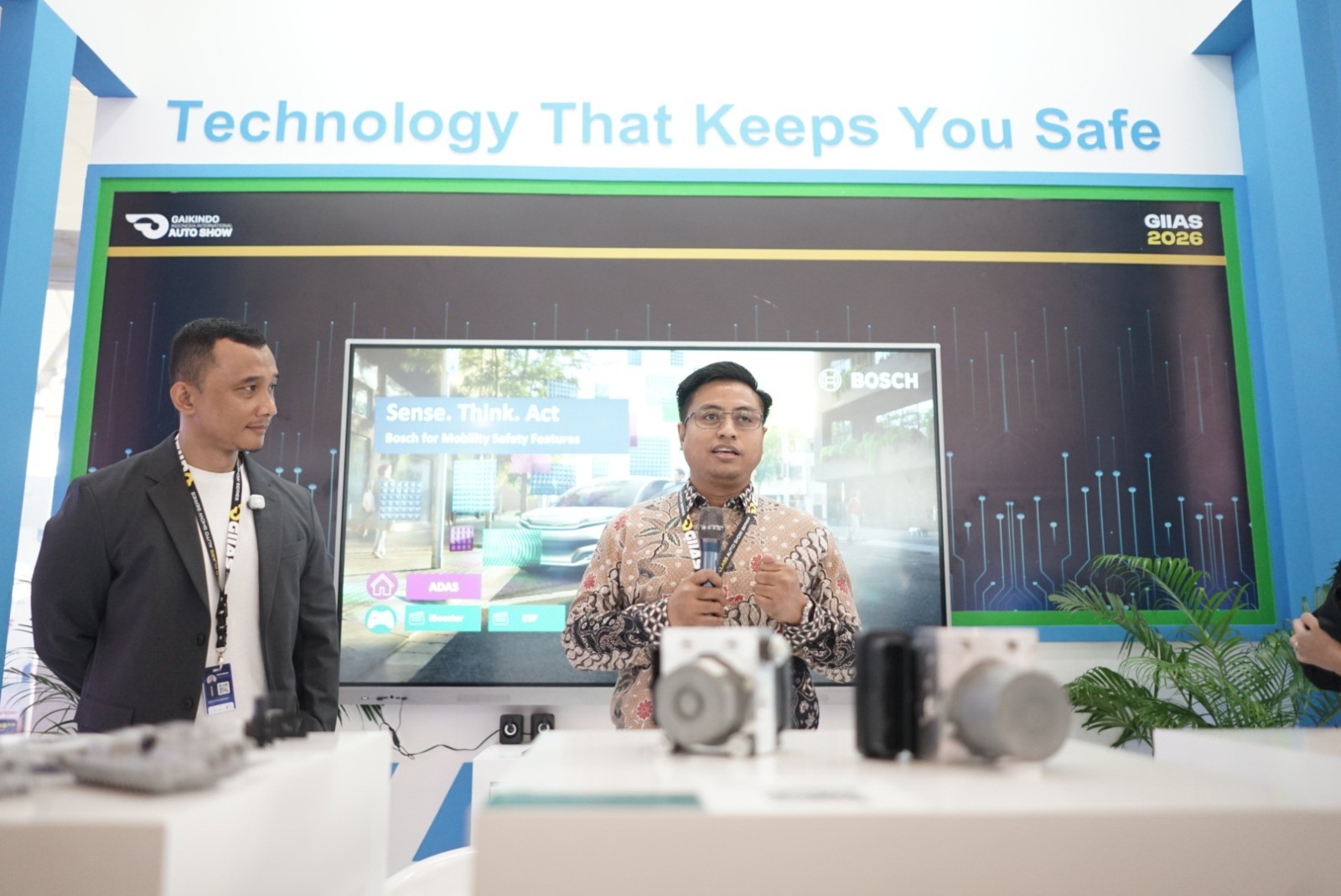 GAIKINDO dan Bosch Indonesia Pamerkan Teknologi Keselamatan Otomotif di GIIAS 2026. (Foto: Bosch Indonesia)