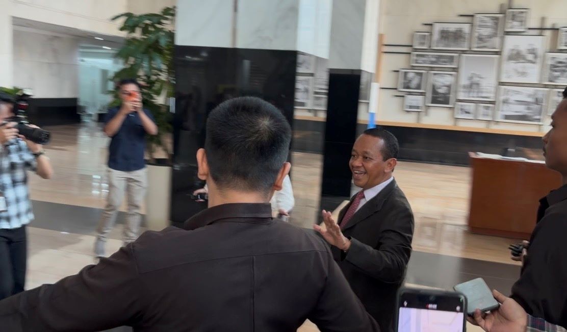 Purbaya Terima Kunjungan Bahlil di Kemenkeu, Ini Bocoran yang Akan Dibahas. (Foto: Anggie Ariesta/iNews Media Group)