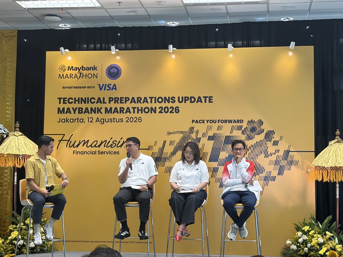 Maybank Marathon 2026 Ditargetkan Dongkrak Ekonomi Bali Rp300 Miliar. (Foto Anggie/IMG)