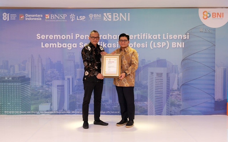 BNI meresmikan Lembaga Sertifikasi Profesi (LSP) BNI berlisensi BNSP serta penerapan standar internasional di BNI Corporate University. (Foto: Ist)