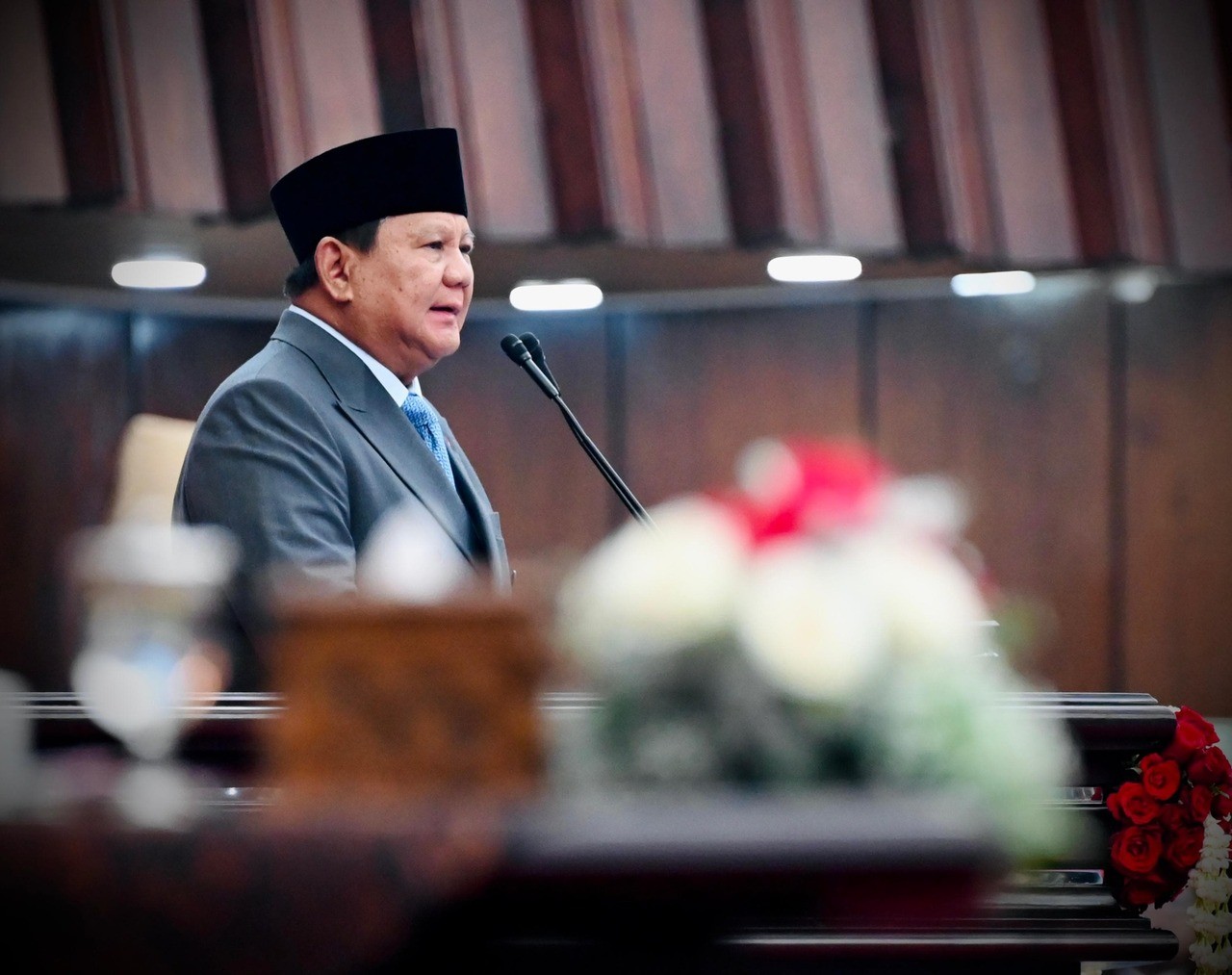 8 Orang Istimewa yang Disapa Prabowo di Pidatonya, dari Petani hingga Siswa Sekolah Rakyat. (Foto: Sekretariat Presiden)