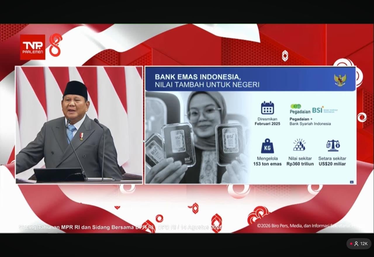BSI Sampaikan Terima Kasih atas Apresiasi Presiden Prabowo terhadap Kinerja Bullion. Foto: dok. BSI.
