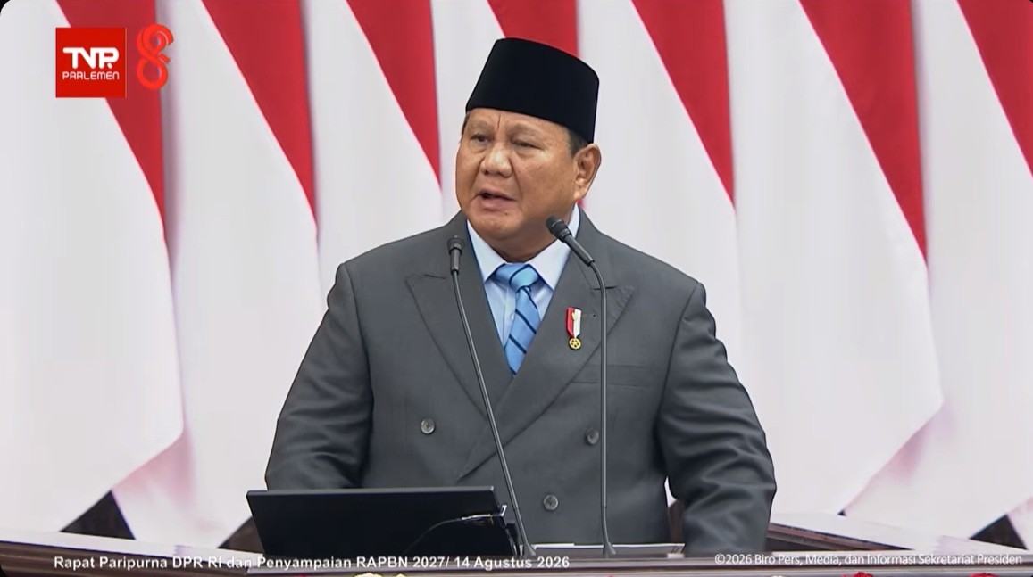 Prabowo: Defisit APBN Juli 2026 Tetap Terjaga, Hanya 0,91 Persen dari PDB. (Foto YouTube Setpres)