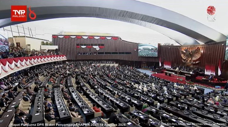 Prabowo Siap Sampaikan RAPBN 2027 dan Nota Keuangan, 463 Anggota DPR Hadir Rapat Paripurna. (Foto: Youtube IDX Channel)