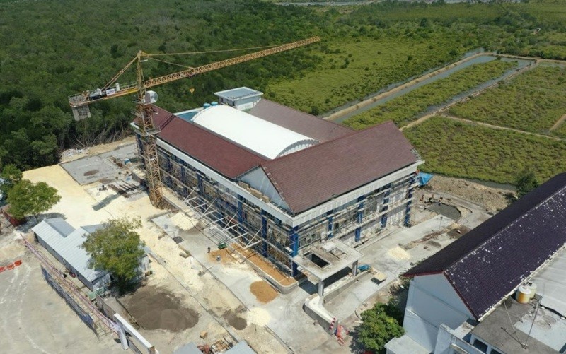 PT Waskita Beton Precast Tbk (WSBP) tengah membangun Gedung Kuliah Jurusan Kesehatan Politeknik Negeri Madura (POLTERA). (Foto: Ist)