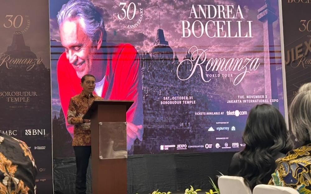 Andrea Bocelli 30th Anniversary Romanza Tour, Momentum Perkenalkan Budaya Indonesia ke Dunia