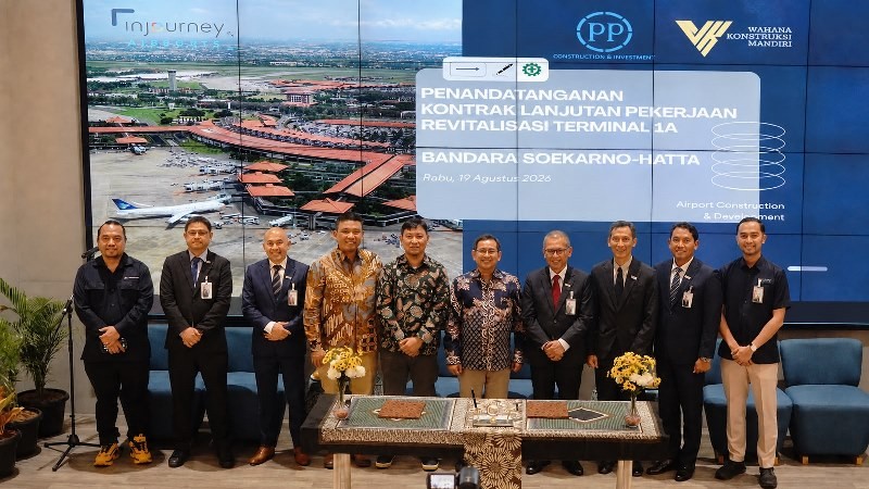 PTPP Kantongi Proyek Lanjutan Revitalisasi Terminal 1A Bandara Soetta Rp1,19 Triliun (Foto: dok PTPP)