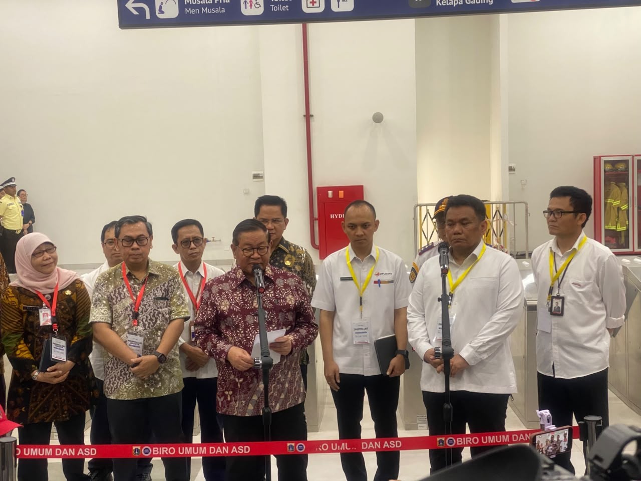 LRT Rute Kelapa Gading-Manggarai Diresmikan 26 Agustus, Pramono: Sesuaikan Jadwal Presiden. (Foto: Danandaya Arya Putra/iNews Media Group)