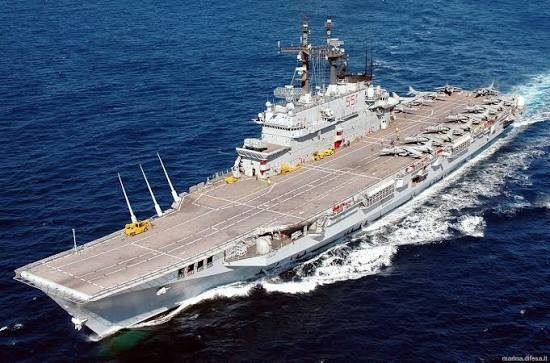 KRI Gajah Mada Berlayar Menuju Indonesia, Bakal Jadi Kapal Induk Pertama Milik Tanah Air. (Foto: SeaForces)