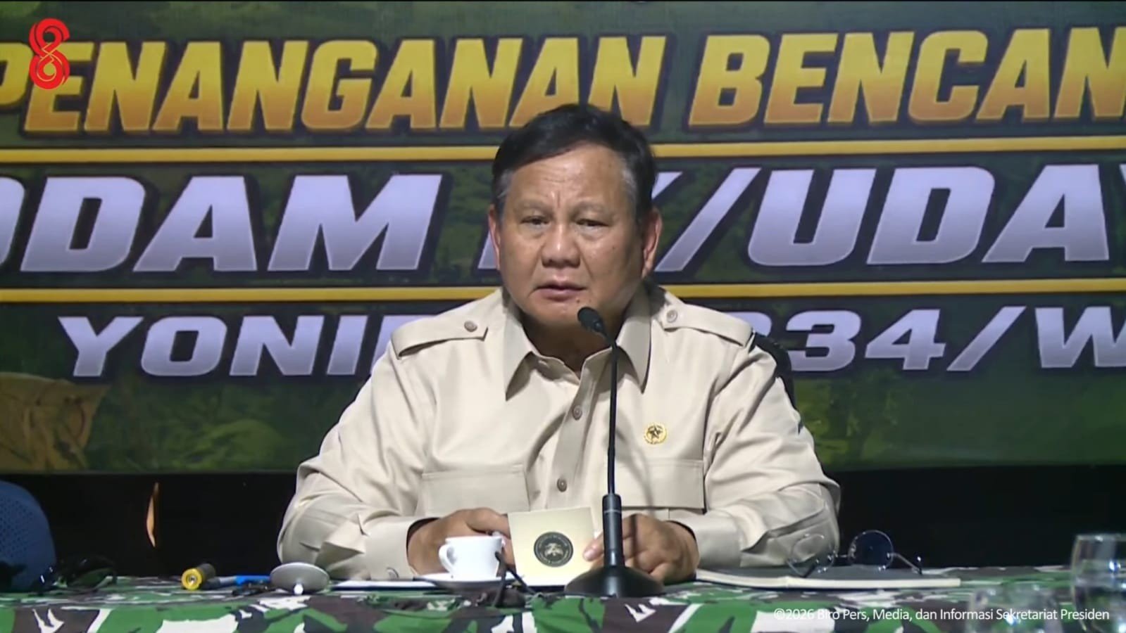 Ini Alasan Prabowo Baru Berkunjung ke Lokasi Bencana Gempa NTT (FOTO:Dok Ist)