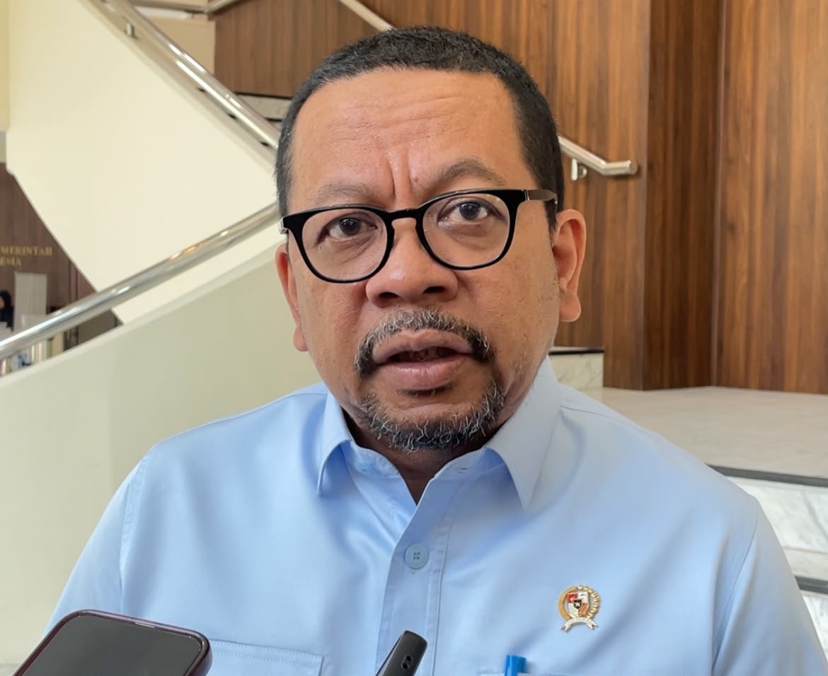 Ada Demo Besar Besok, Kepala Bakom Tegaskan Setiap Warga Negara Berhak Sampaikan Pendapat. (Foto:  Tagguh Yudha/iNews Media Group)