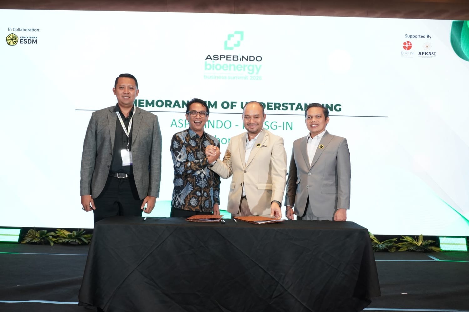 ESGIN Gandeng Aspebindo Perkuat Pengembangan Ekosistem Perdagangan Karbon Indonesia. (Foto: Yanto Kusdiantono/iNews Media Group)
