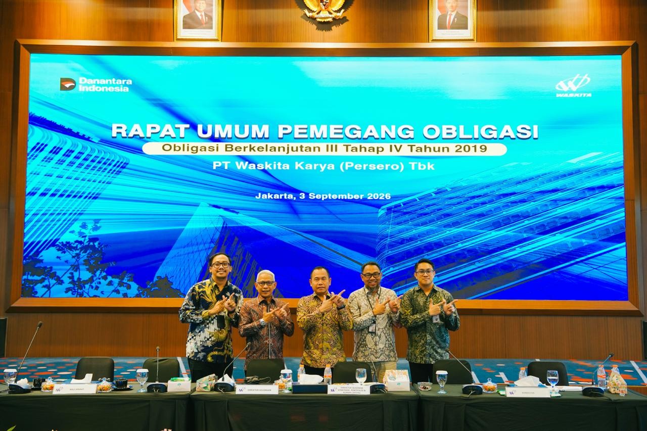 WSKT Rampungkan Restrukturisasi Utang Obligasi, Suspensi Saham Berpeluang Dicabut. (Foto: Iqbal Dwi Purnama/iNews Media Group)