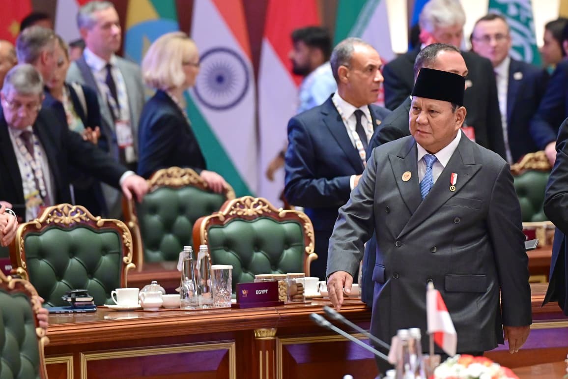 Bicara di KTT BRICS, Prabowo Singgung Pentingnya Ketahanan dan Kemandirian Negara. (Foto: BPMI Setpres)