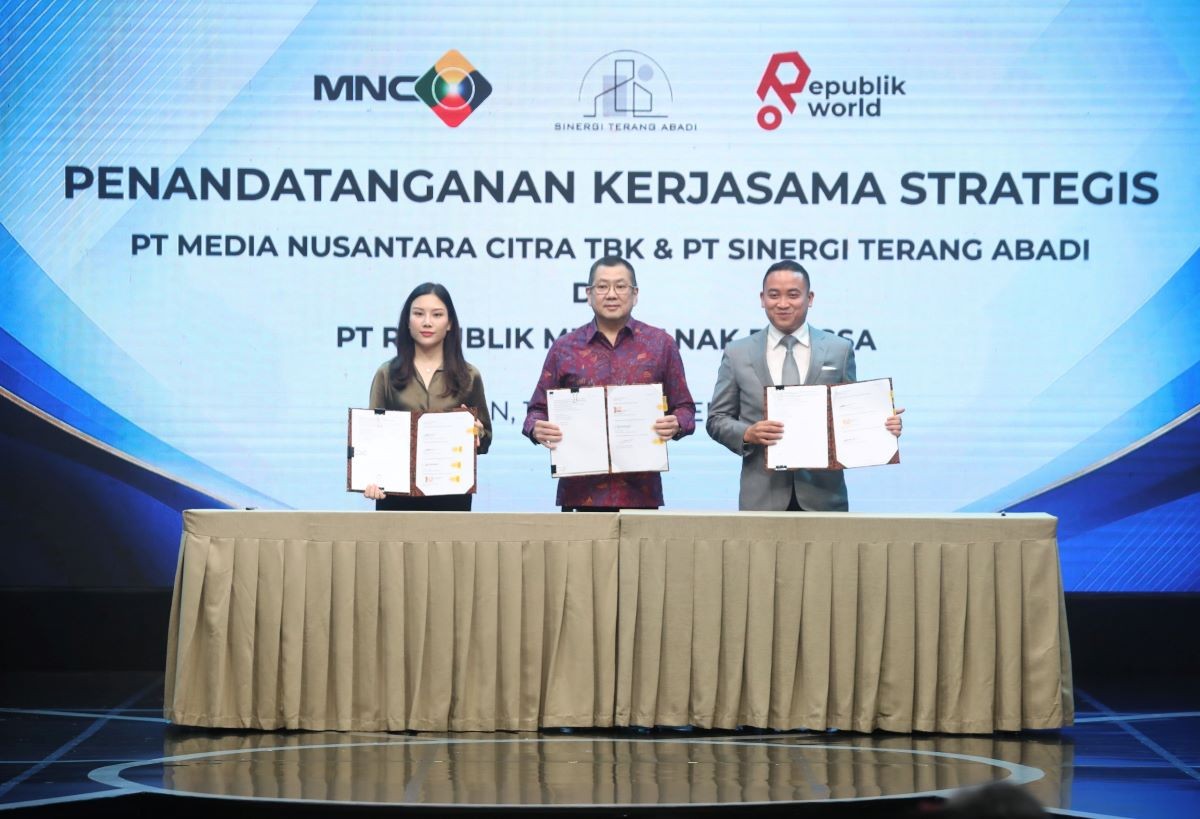 RMAB, MNCN dan STA Jalin Kemitraan Strategis untuk Membangun Ekosistem Media Terintegrasi. (Foto: iNews Media Group)