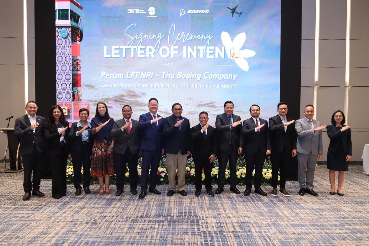 AirNav Gandeng Boeing untuk Optimalkan Pergerakan Pesawat di Bandara Ngurah Rai Bali. (Foto: Tim IDX Channel)