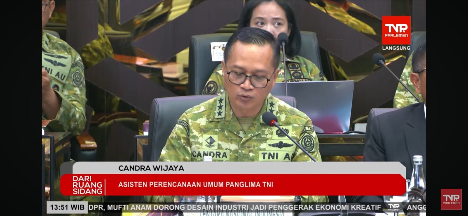 Ada 191.657 Ha Tanah TNI Belum Bersertifikat, 44.677 Ha Berpotensi Menimbulkan Konflik. (Foto: YouTube/TV Parlemen)