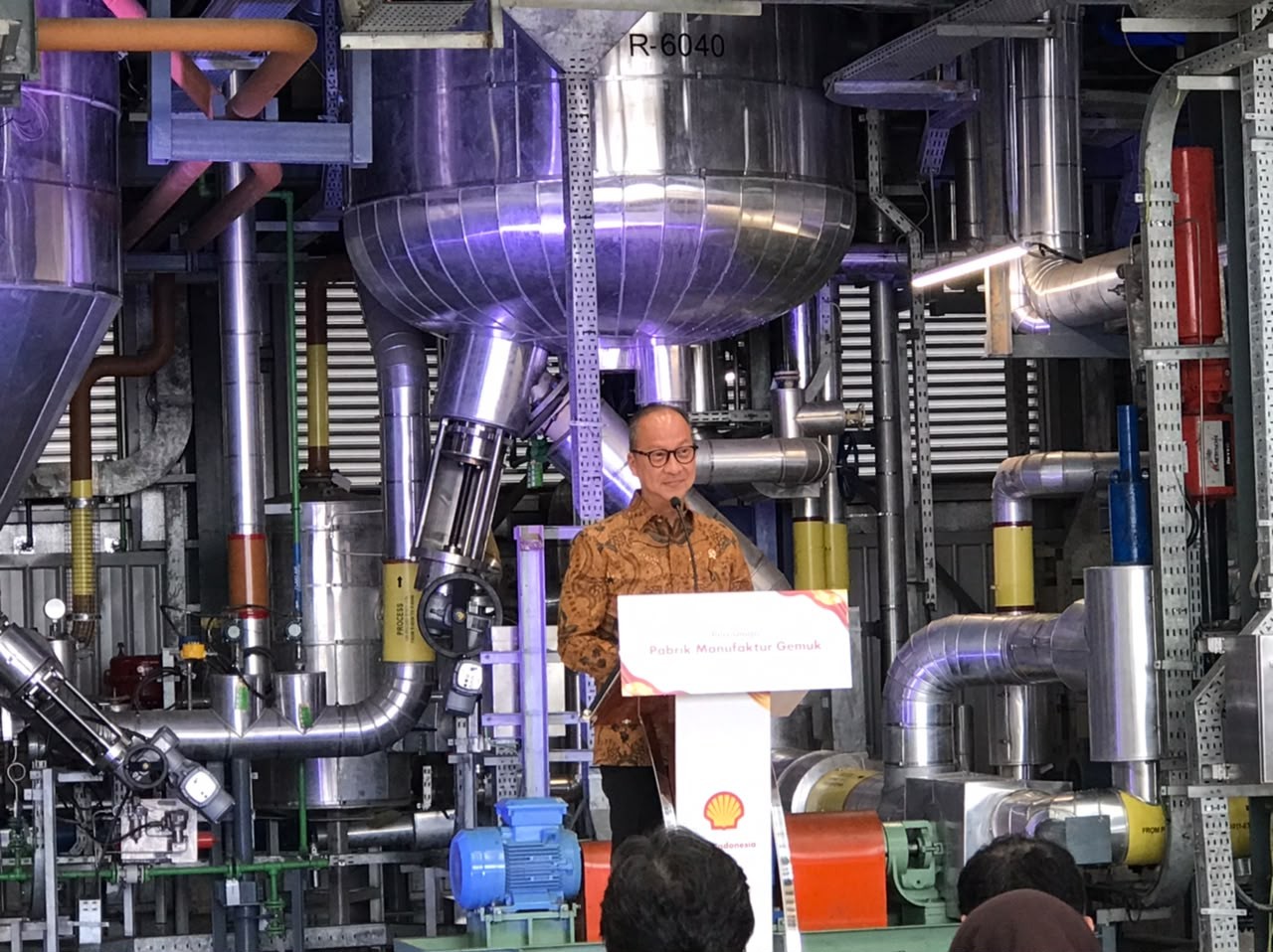 Pabrik Manufaktur Gemuk Shell Resmi Beroperasi, Menperin Targetkan Ekspor. (Foto: MNC Media)