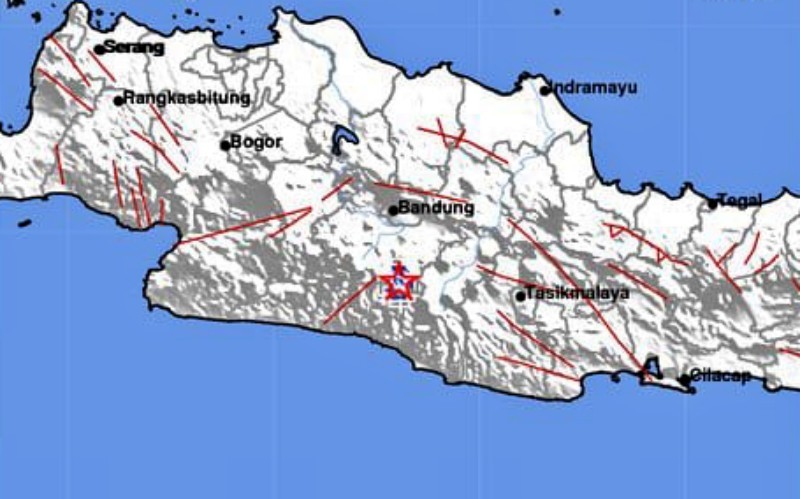 Gempa Bumi Magnitudo 2,7 Guncang Kabupaten Bandung, Berpusat di Darat