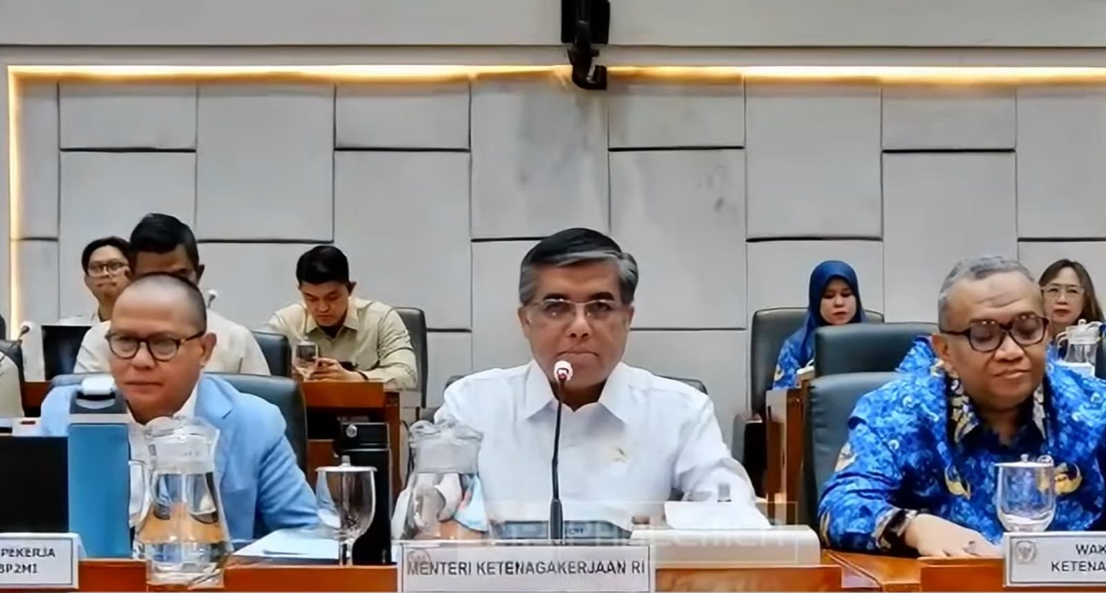 Buruh Kecewa pada Draf RUU Pelindungan Ketenagakerjaan, Menaker Beri Respons Begini. (Foto Tangkapan Layar)