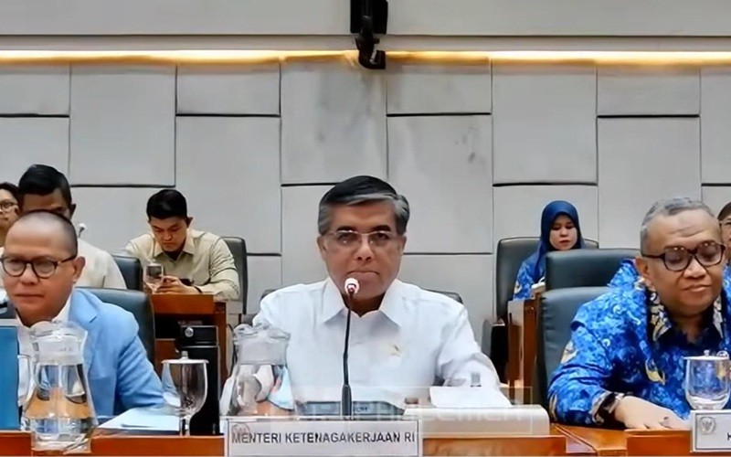 Komisi IX DPR RI menyetujui pagu alokasi anggaran Kemnaker untuk tahun 2027 sebesar Rp6,57 triliun. (Foto: iNews Media/Tangguh Yudha)