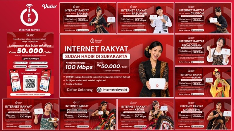 PT Solusi Sinergi Digital Tbk (WIFI) menghadirkan layanan full coverage 5G FWA IRA-Internet Rakyat secara serentak di 10 kota di Jawa. (Foto: Ist)