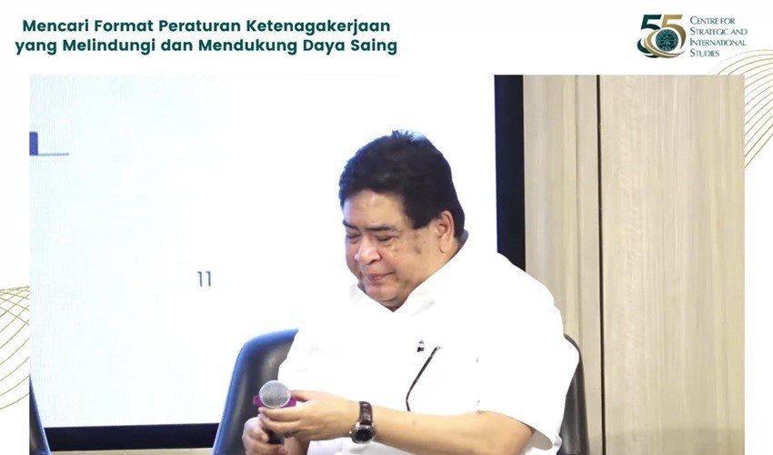 Apindo menyoroti pembahasan revisi atas Undang-Undang (UU) Nomor 13 Tahun 2003 Tentang Ketenagakerjaan. (Foto: iNews Media/Rohman Wibowo)