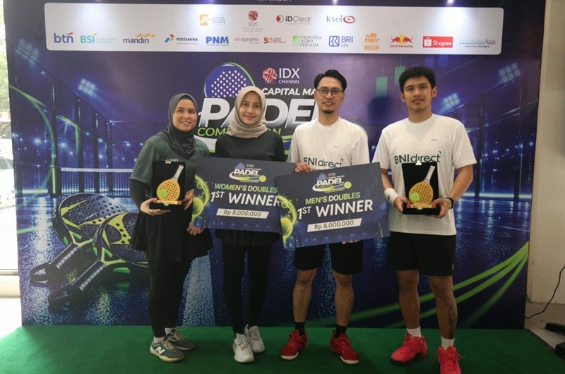 BNI berhasil meraih dua gelar juara dalam turnamen padel bertajuk 