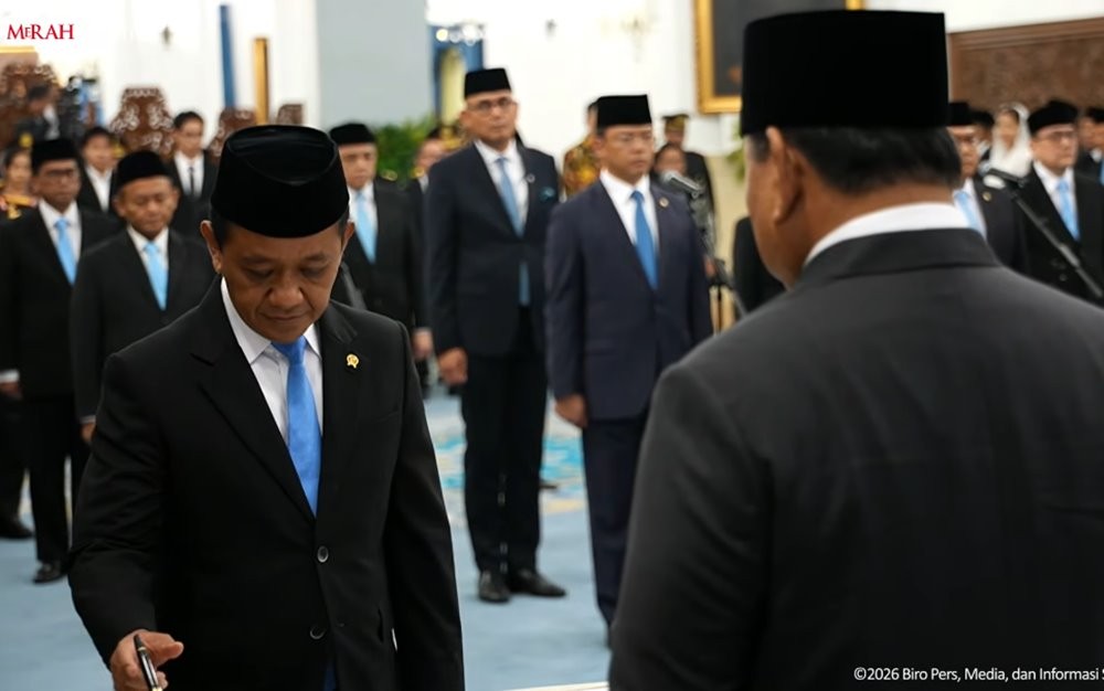 Dilantik Presiden Prabowo, Bahlil Resmi Jabat Menko Bidang Hilirisasi dan Transisi Energi