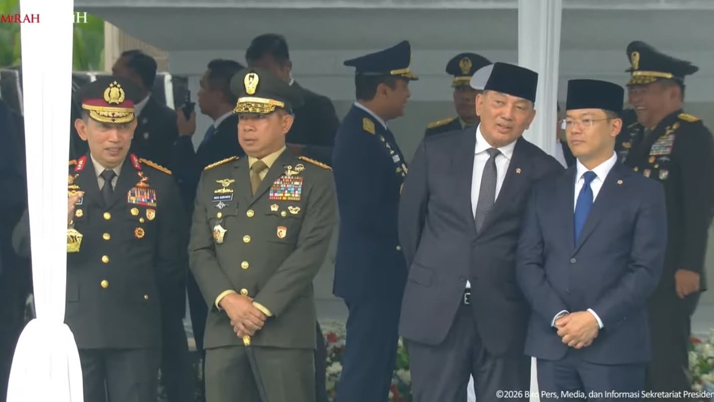 Listyo Sigit Dampingi Prabowo di Lubang Buaya saat Suyudi Jalani Fit & Proper Test Calon Kapolri. (Foto Tangkapan Layar YT Setpres)