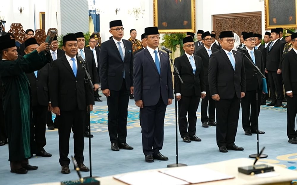 Prabowo Resmi Lantik Sugiono Jadi Menko PMK Gantikan Pratikno