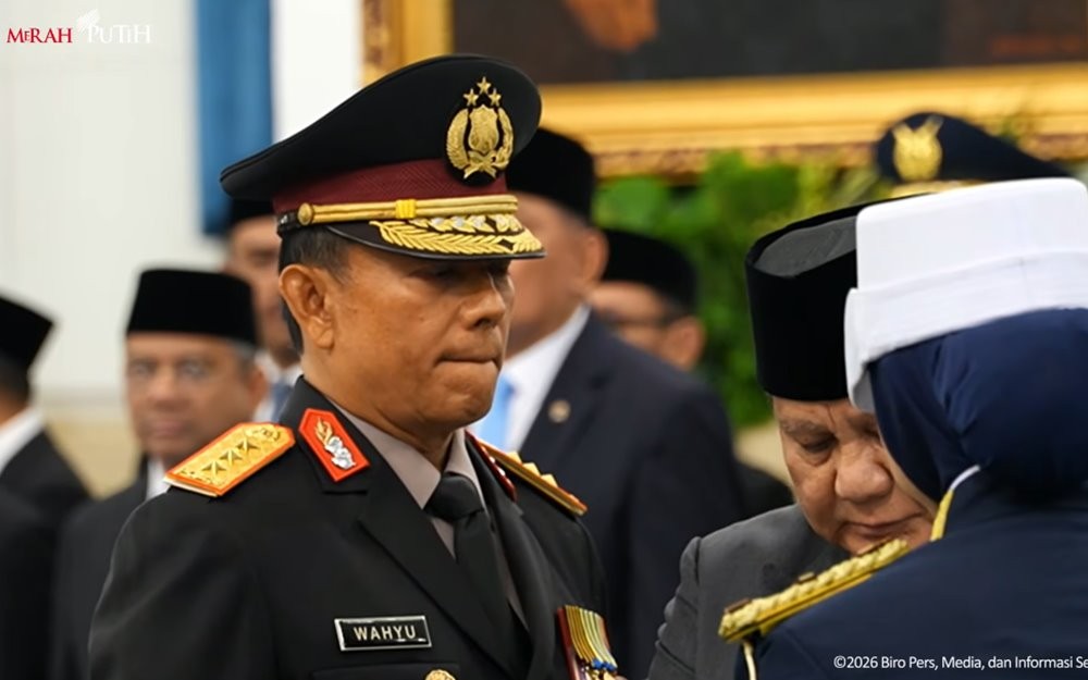 Dampingi Jenderal Suyudi, Komjen Wahyu Hadiningrat Jabat Wakapolri