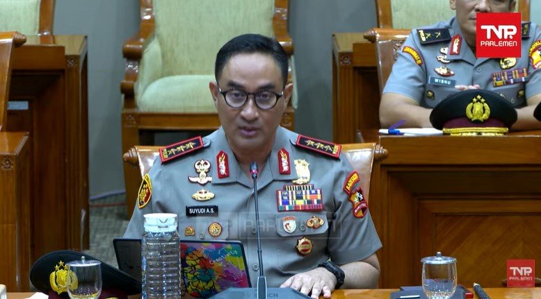 Jalani Fit and Proper Test Jadi Kapolri, Suyudi Janji Terima Kritik dan Perbaiki Polri. (Foto: Dok. TV Parlement)