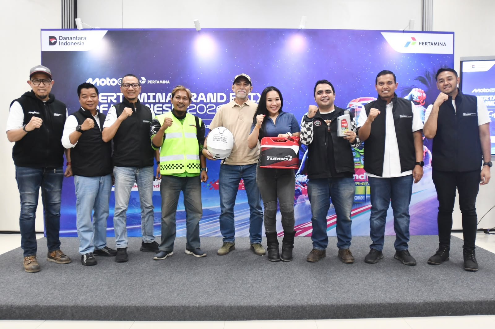 Pertamina Lepas 120 Anggota Komunitas Motor Menuju Pertamina Grand Prix of Indonesia 2026. (Foto: Pertamina)