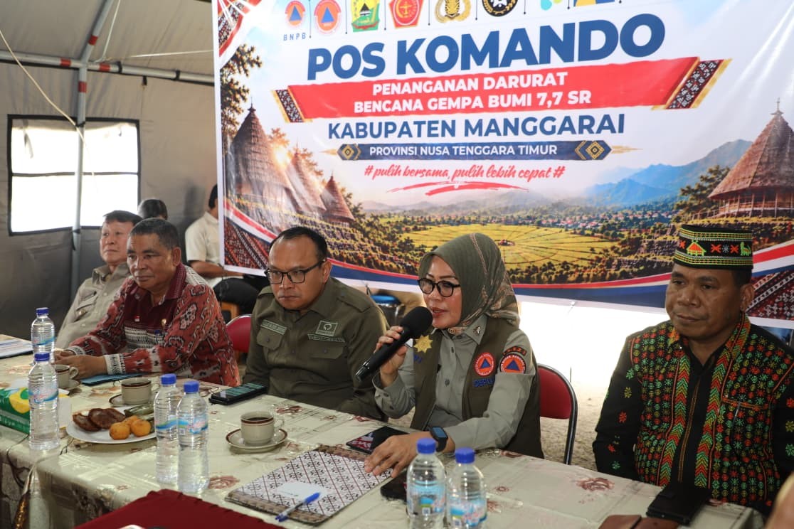 Respons BNPB Soal Temuan Ombudsman Terkait Penanganan Pascagempa M7,7 NTT. (Foto: BNPB)