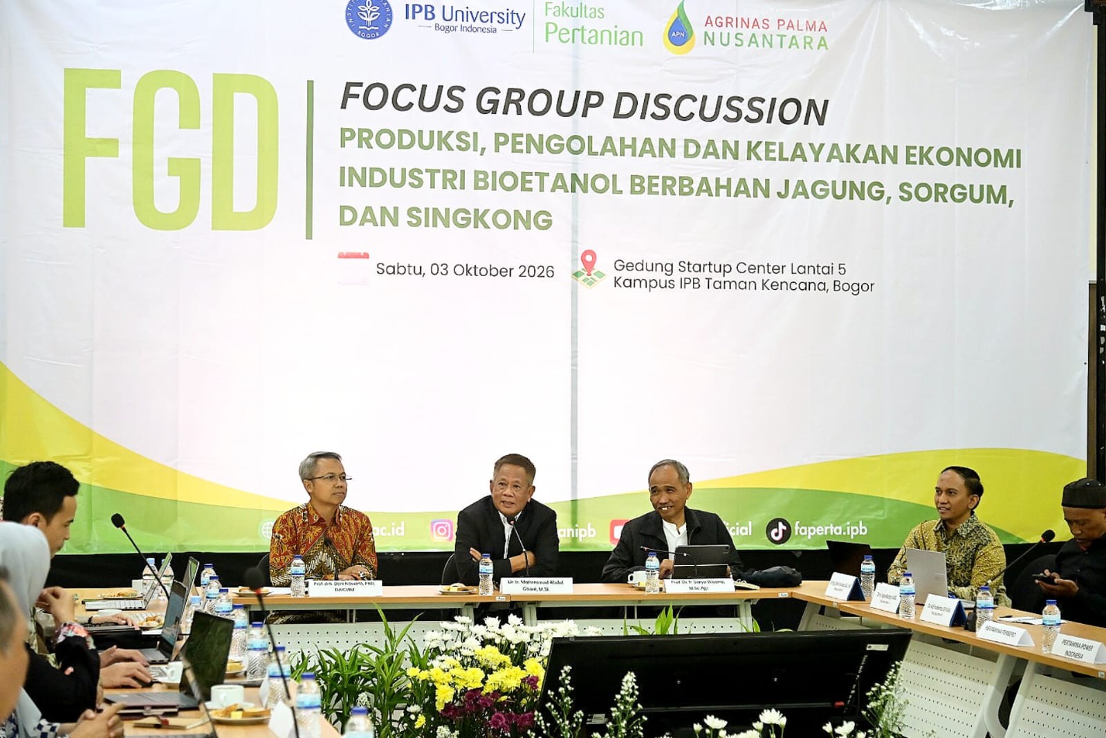Dukung Program E20, Agrinas Palma dan IPB Kembangkan Bioetanol Multifeedstock. (Foto Istimewa)