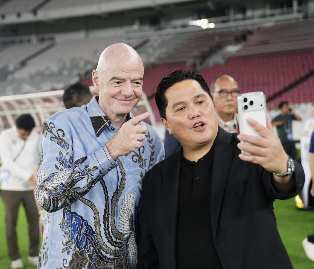 Jelang Final FIFA ASEAN Cup 2026 Malam Ini, Presiden FIFA dan Ketum PSSI Tinjau Kesiapan SUGBK (FOTO:Dok Kemenpora)